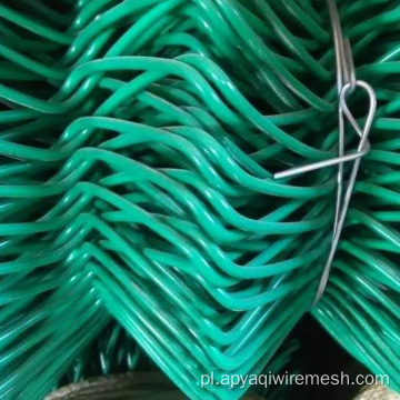 Ogrodzenie ocynkowanego łańcucha pokryte ze stali nierdzewnej